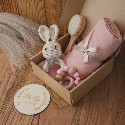 Baby Bath Toy Set & Swaddle Wrap - Cake Pops Parties