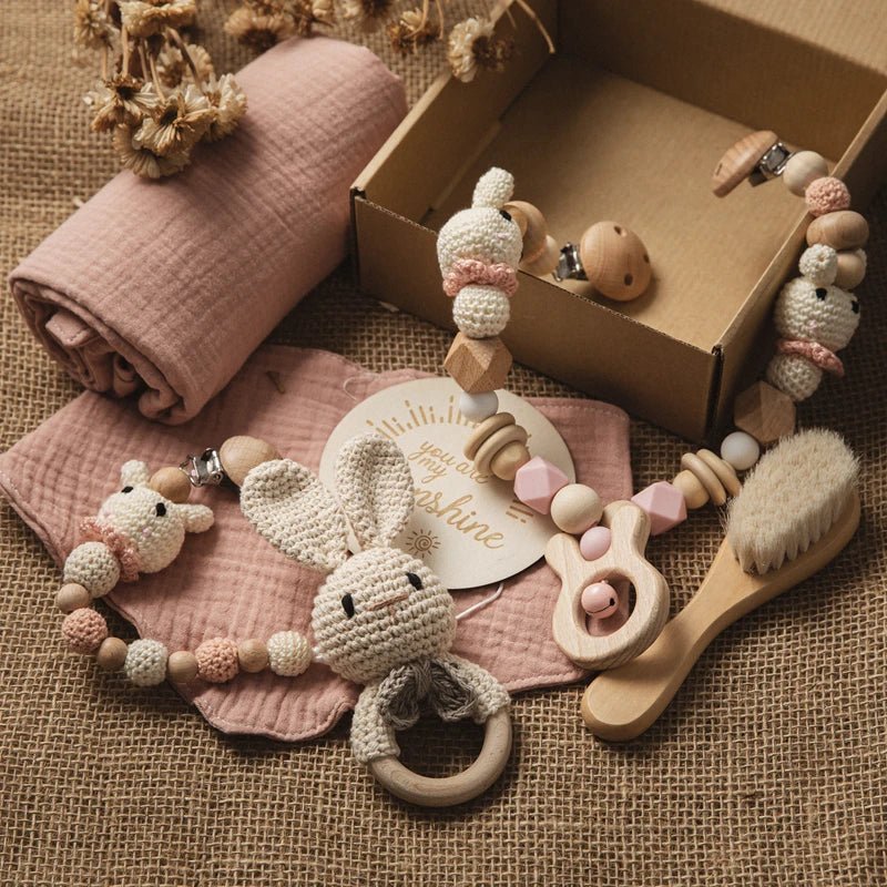 Baby Bath Toy Set & Swaddle Wrap - Cake Pops Parties