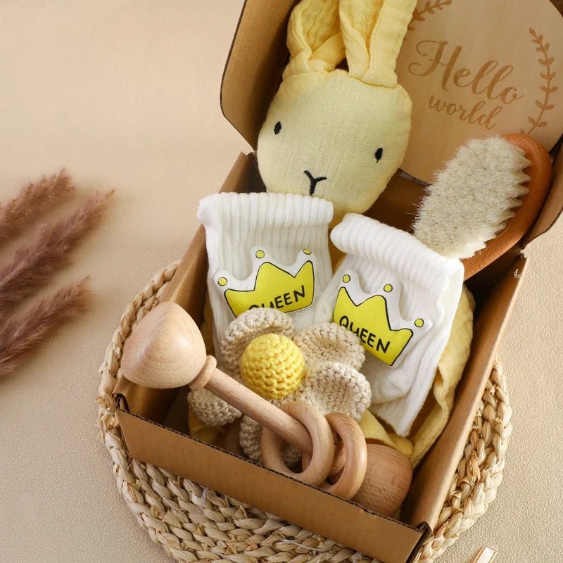 Baby Bath Toy Set & Swaddle Wrap - Cake Pops Parties