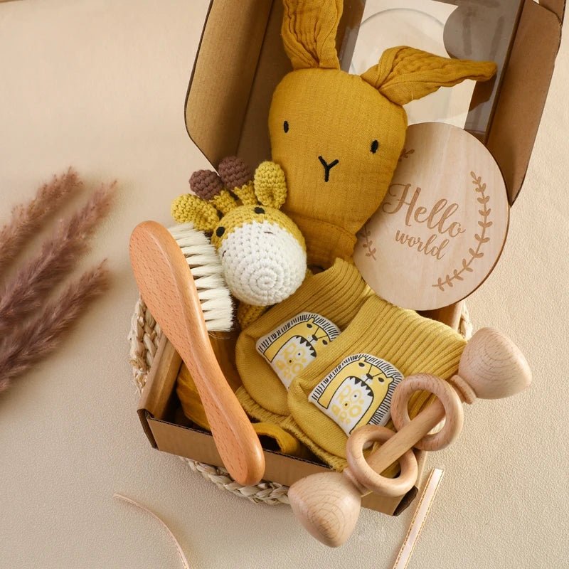 Baby Bath Toy Set & Swaddle Wrap - Cake Pops Parties