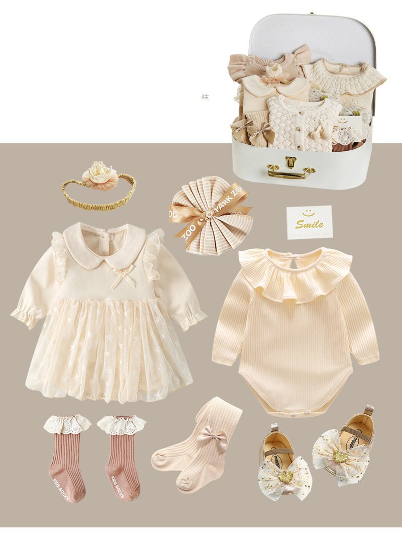 Baby Girl 8 - Piece Cotton Set - Cake Pops Parties