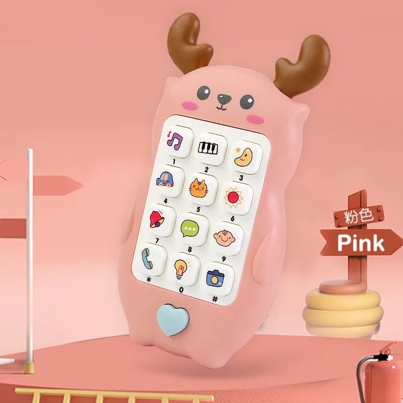 Baby Music Phone Toy with Teether - Cake Pops Parties