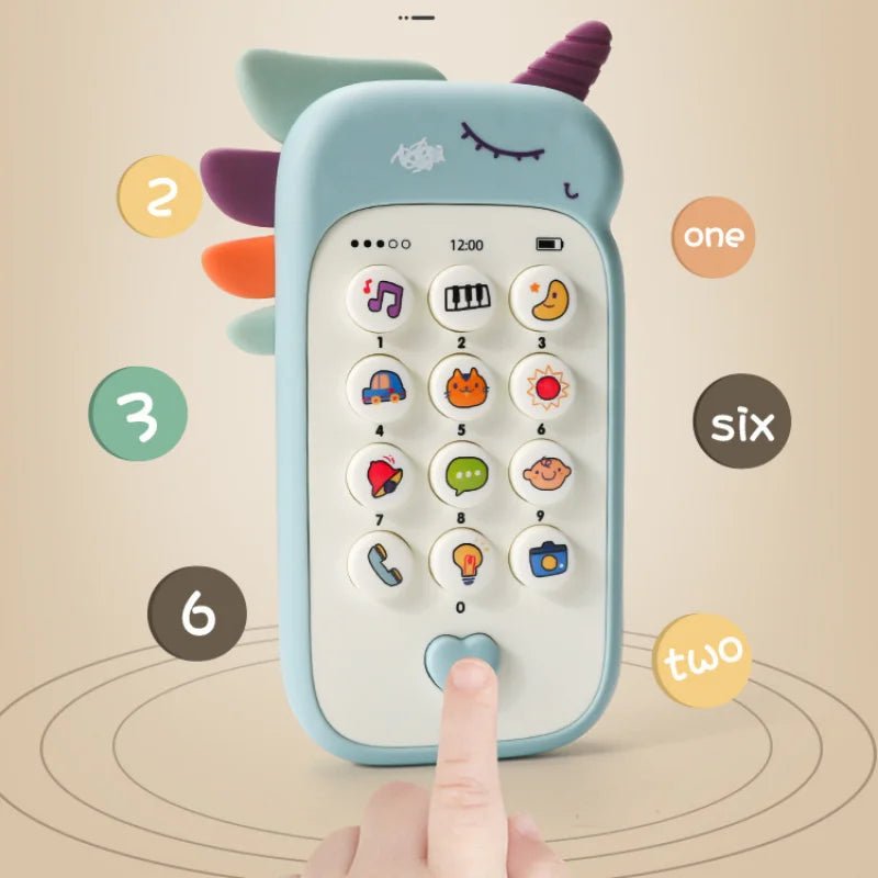 Baby Music Phone Toy with Teether - Cake Pops Parties