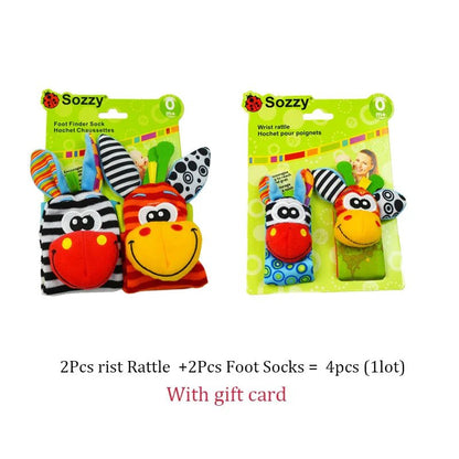 Baby Rattle Wrist Toys 0 - 12 Months - Cake Pops Parties