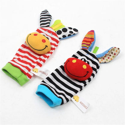 Baby Rattle Wrist Toys 0 - 12 Months - Cake Pops Parties