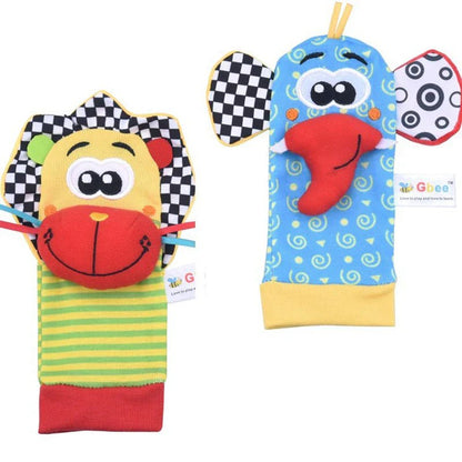 Baby Rattle Wrist Toys 0 - 12 Months - Cake Pops Parties