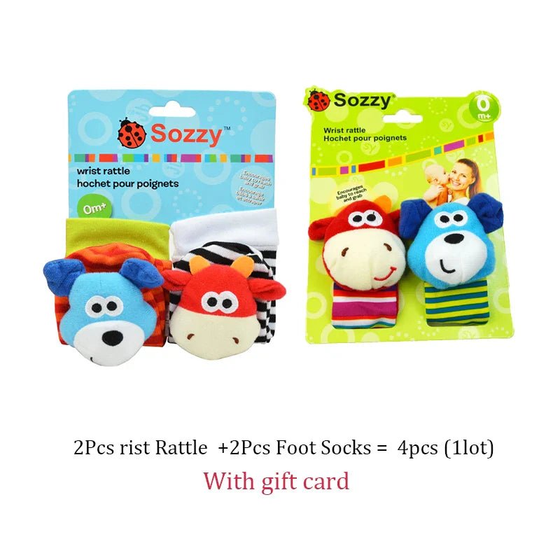 Baby Rattle Wrist Toys 0 - 12 Months - Cake Pops Parties