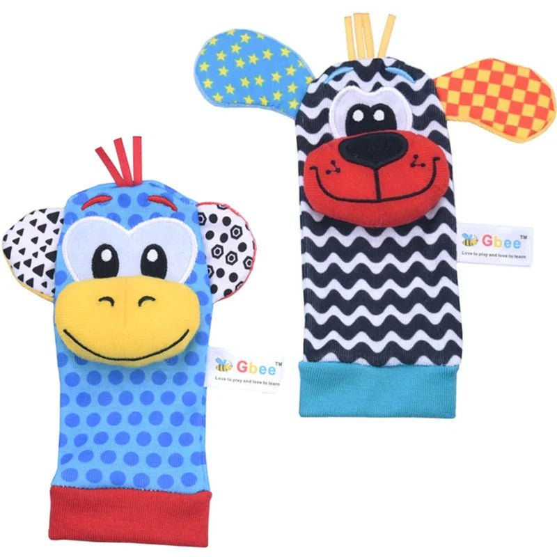 Baby Rattle Wrist Toys 0 - 12 Months - Cake Pops Parties
