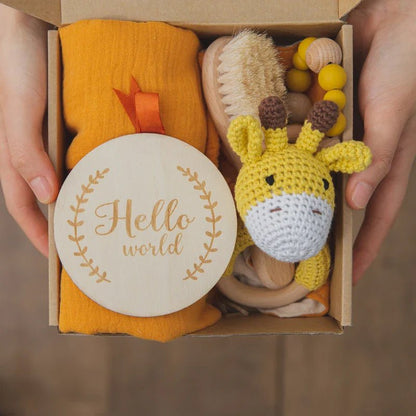 Baby Towel Newborn Bath Toy Gift Set - Cake Pops Parties