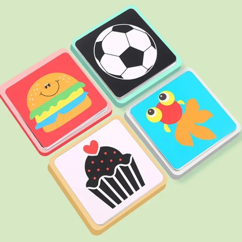 Baby Visual Gift Stimulation Flash Cards - Cake Pops Parties