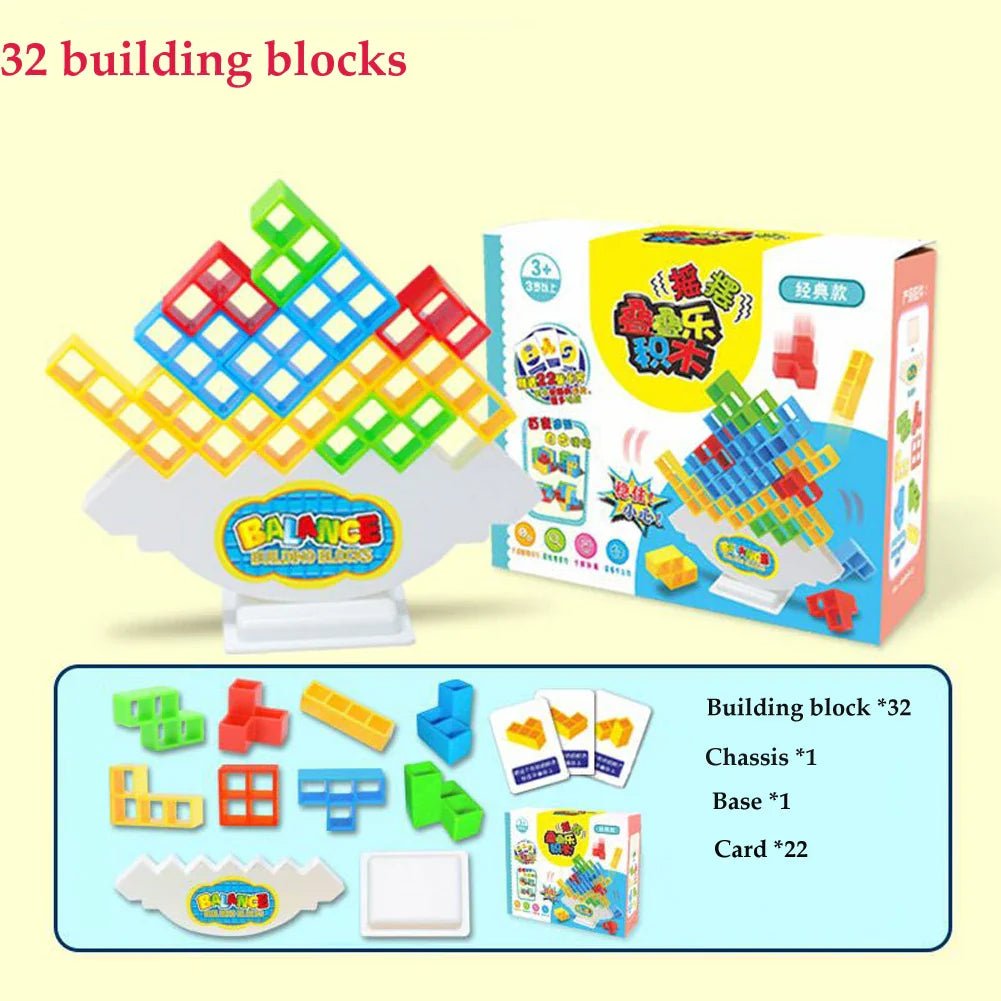 Balance Stacking Board Game - Family Fun Toy - Cake Pops Parties