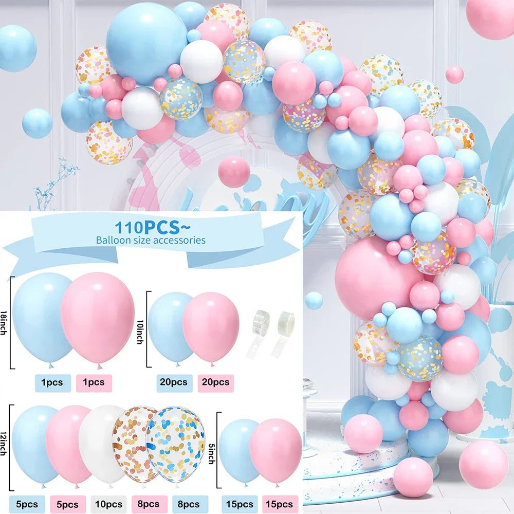 Balloon Arch Kit Baby Shower Decoration - Cake Pops Parties