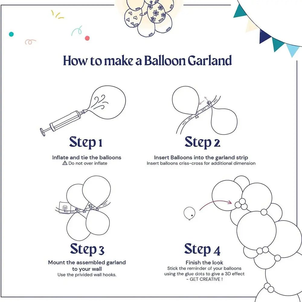 Balloon Arch Kit Baby Shower Decoration - Cake Pops Parties