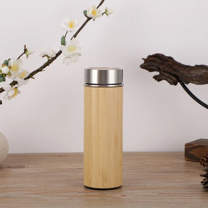Bamboo Insulated Water Bottle - Personalized & Heated - Cake Pops Parties