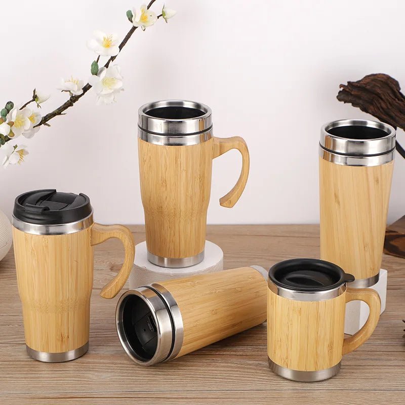 Bamboo Insulated Water Bottle - Personalized & Heated - Cake Pops Parties