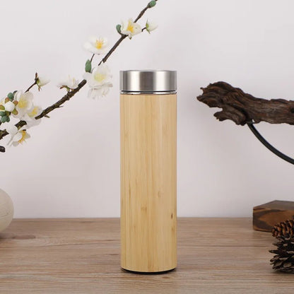 Bamboo Insulated Water Bottle - Personalized & Heated - Cake Pops Parties