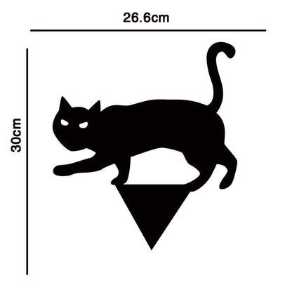 Black Cat Silhouette Halloween Decor - Cake Pops Parties