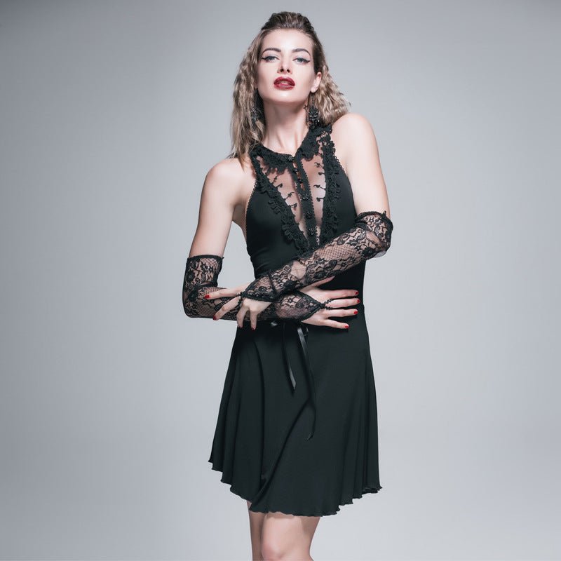 Black Halloween Party Dress - Cake Pops Parties