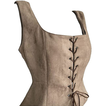 Black Suede Vest Halloween Costume - Cake Pops Parties