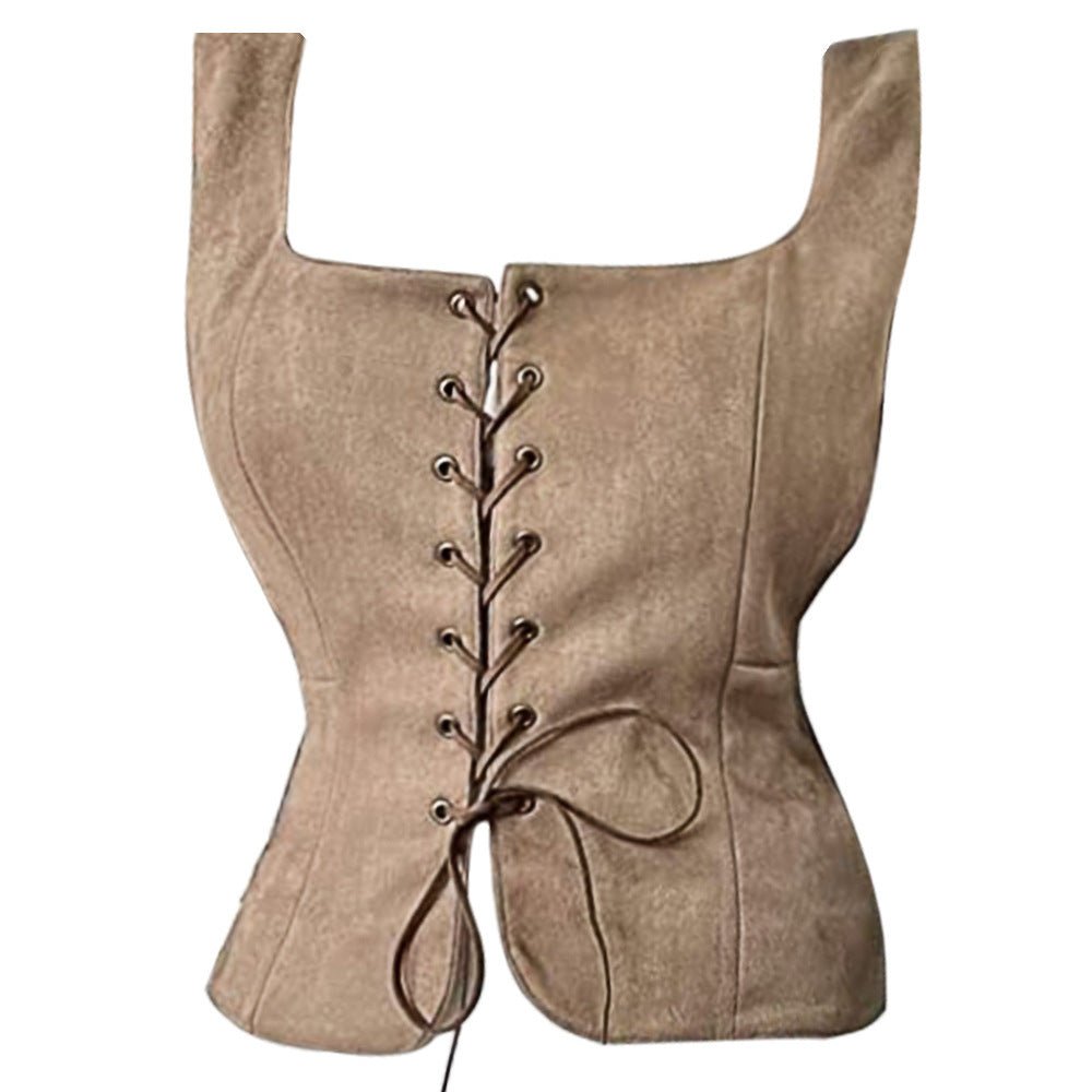 Black Suede Vest Halloween Costume - Cake Pops Parties