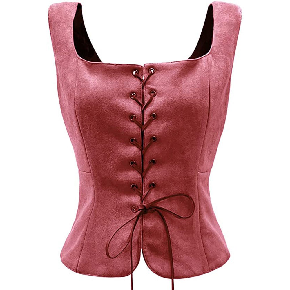 Black Suede Vest Halloween Costume - Cake Pops Parties