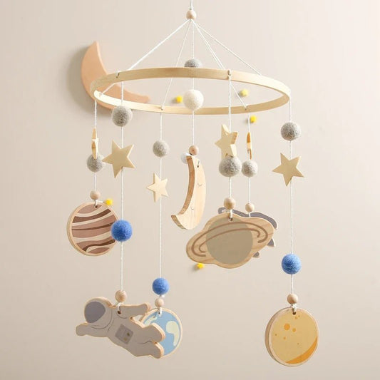 Boho Style Baby Bed Bell Rattles - Cake Pops Parties