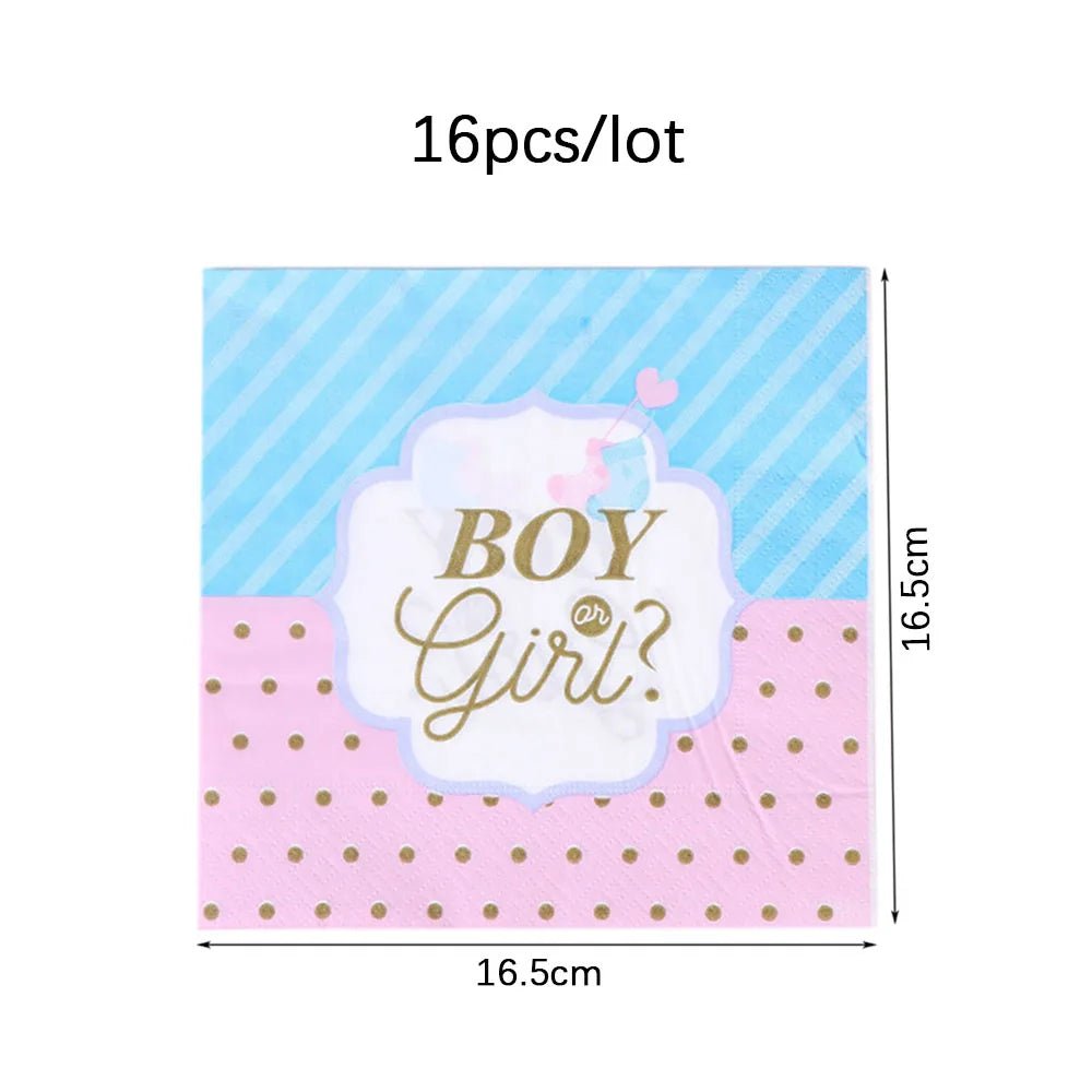 Boy or Girl Gender Reveal Party Set - Cake Pops Parties