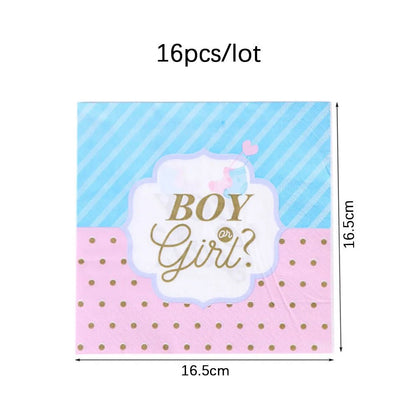 Boy or Girl Gender Reveal Party Set - Cake Pops Parties