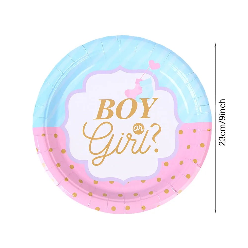 Boy or Girl Gender Reveal Party Set - Cake Pops Parties