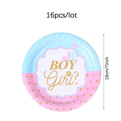 Boy or Girl Gender Reveal Party Set - Cake Pops Parties