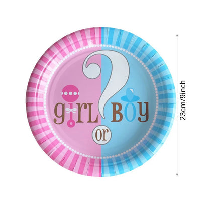 Boy or Girl Gender Reveal Party Set - Cake Pops Parties