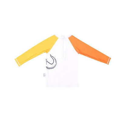 Boys Dinosaur Swimsuit Set | Long Sleeve UV Protection with Swim Cap - Cake Pops Parties