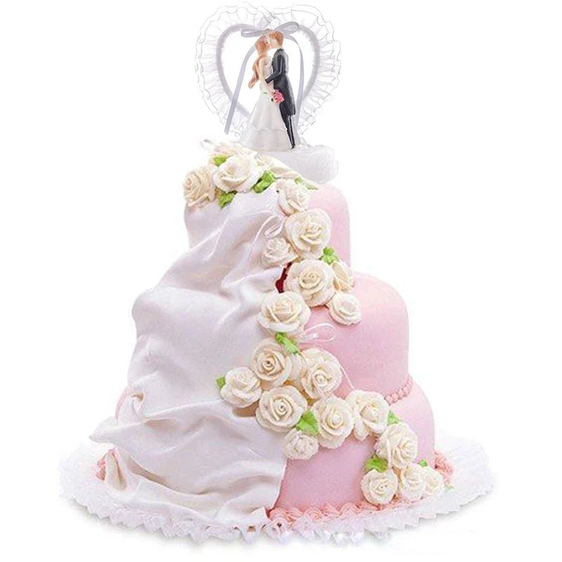Bride & Groom Wedding Cake Topper - Cake Pops Parties