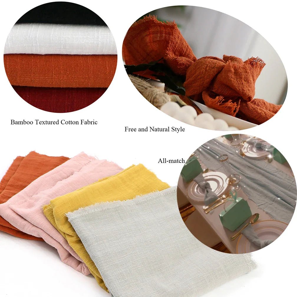 Bulk Set of 50 Rustic Style Cloth Napkins - Cake Pops Parties