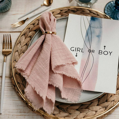 Bulk Set of 50 Rustic Style Cloth Napkins - Cake Pops Parties