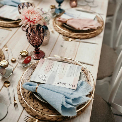Bulk Set of 50 Rustic Style Cloth Napkins - Cake Pops Parties
