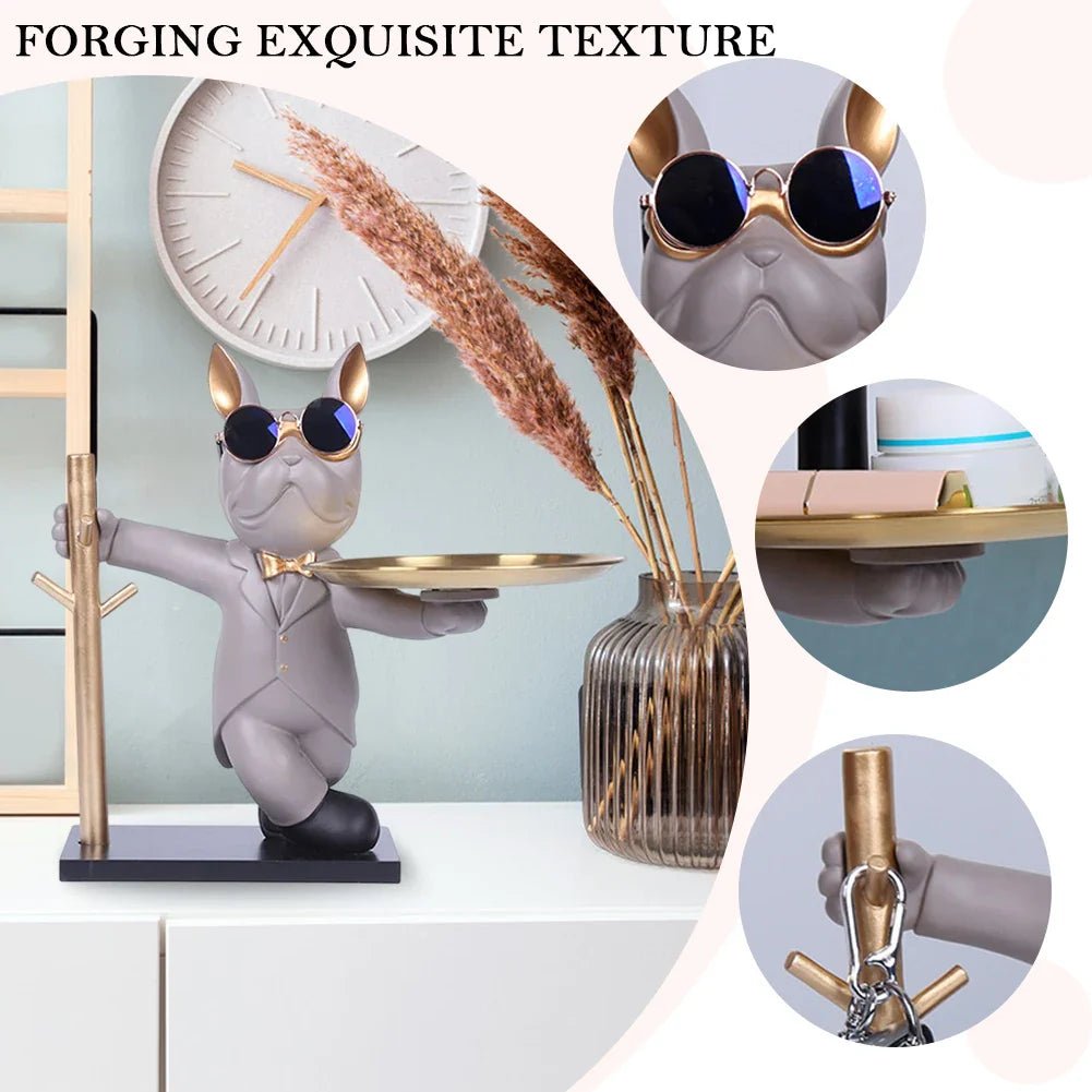 Bulldog Storage Decor Sculpture Organizer - Cake Pops Parties