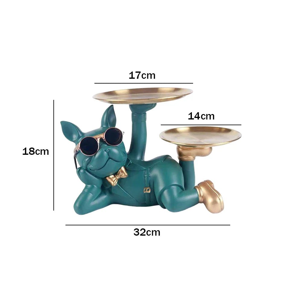 Bulldog Storage Decor Sculpture Organizer - Cake Pops Parties