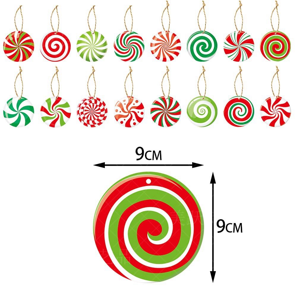 Candy Christmas Tree Ornaments Pack - Cake Pops Parties