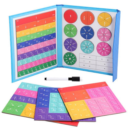 Children Magnetic Fraction Learning Math Toy - Cake Pops Parties