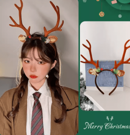 Christmas Antler Headband - Cake Pops Parties