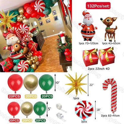 Christmas Balloon Arch Kit - Cake Pops Parties
