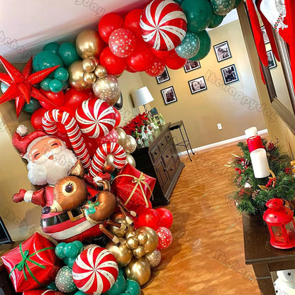 Christmas Balloon Arch Kit - Cake Pops Parties