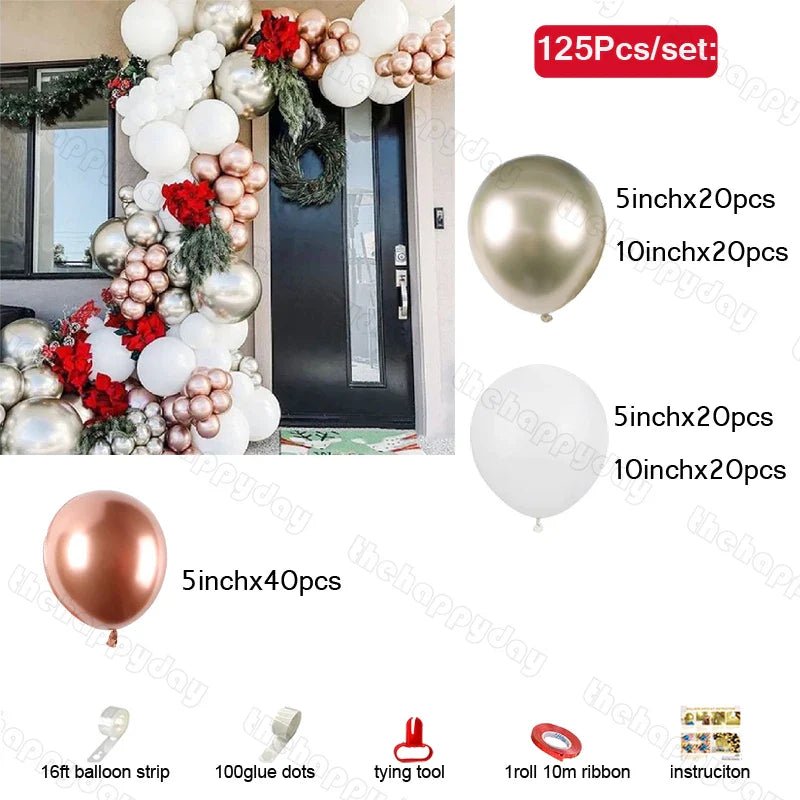 Christmas Balloon Arch Kit - Cake Pops Parties