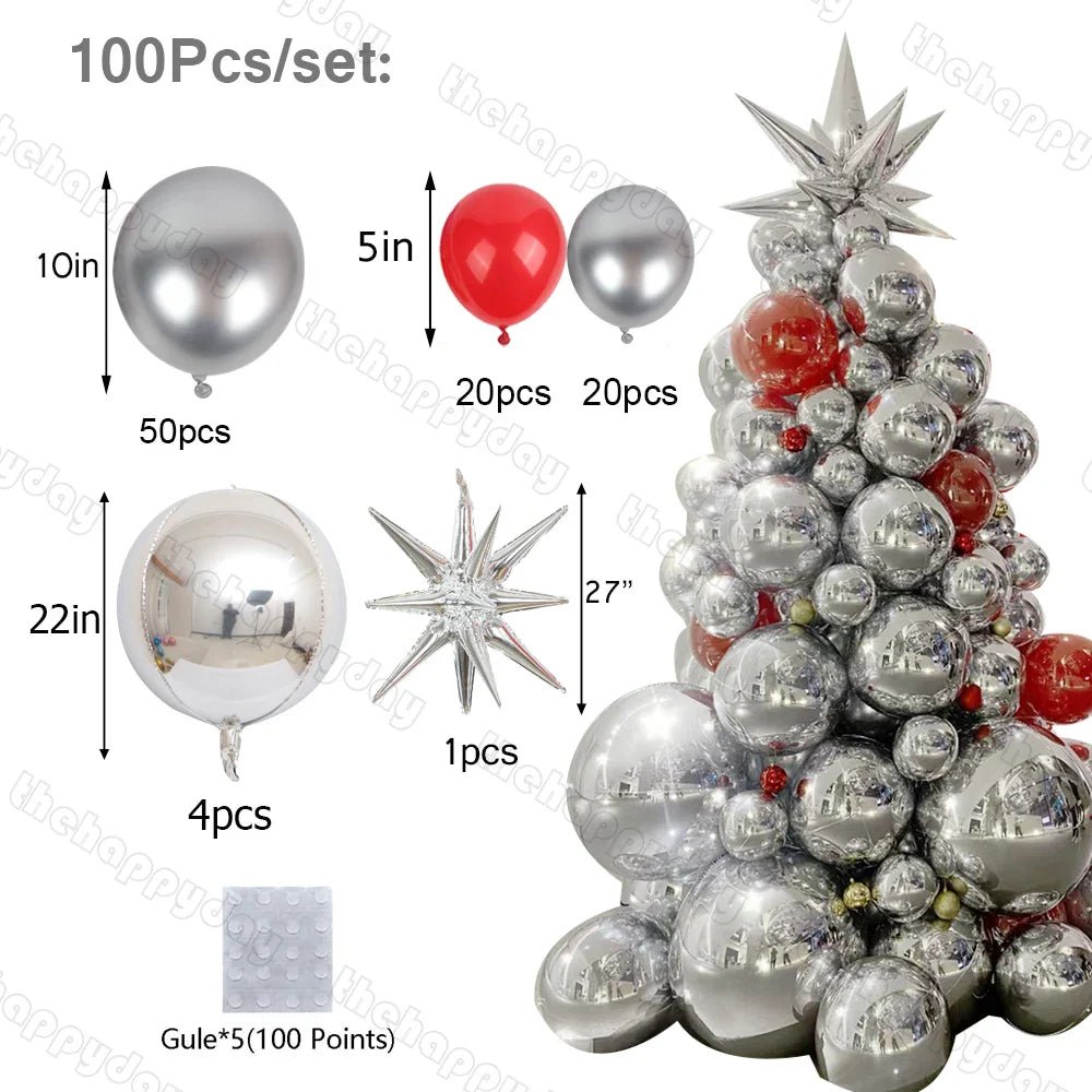 Christmas Balloon Arch Kit - Cake Pops Parties