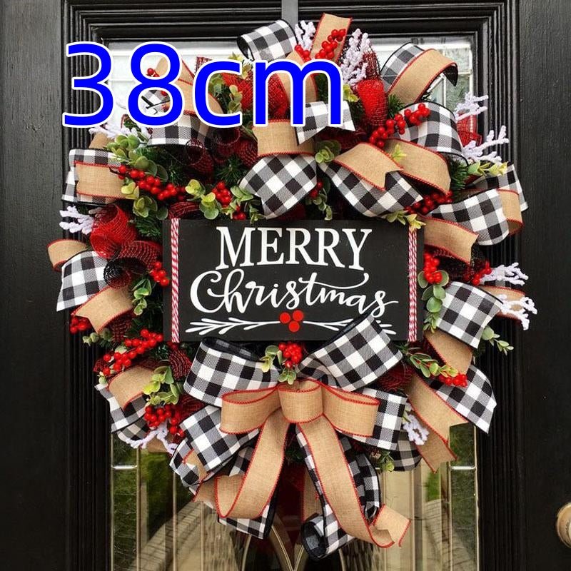 Christmas Bow Garland Decoration - Cake Pops Parties