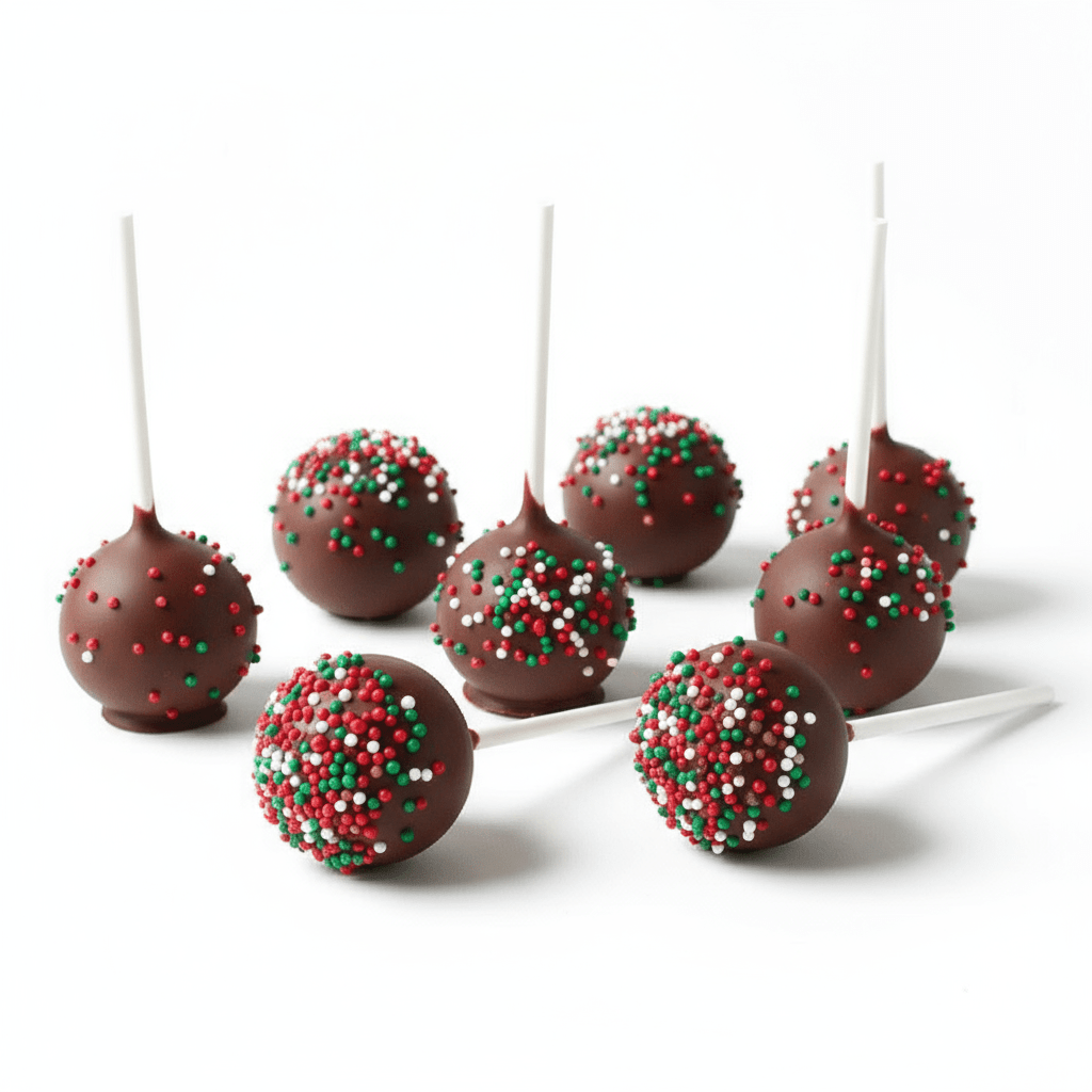 Christmas Cake Pops - Cake Pops Parties