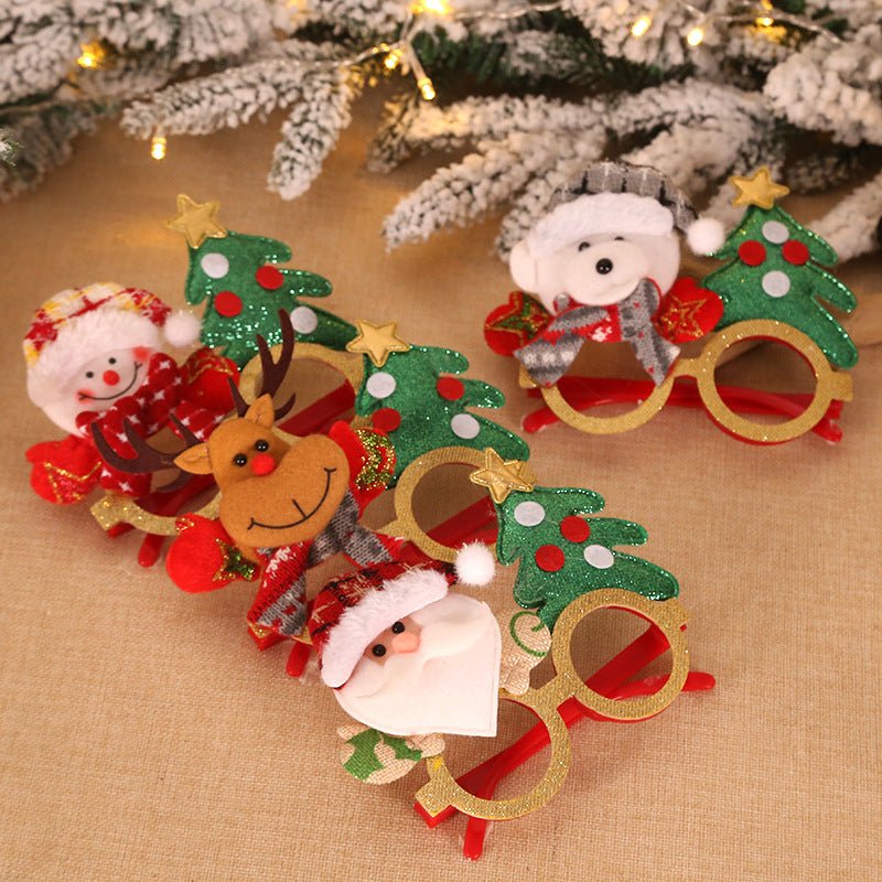 Christmas Cartoon Party Glasses - Cake Pops Parties