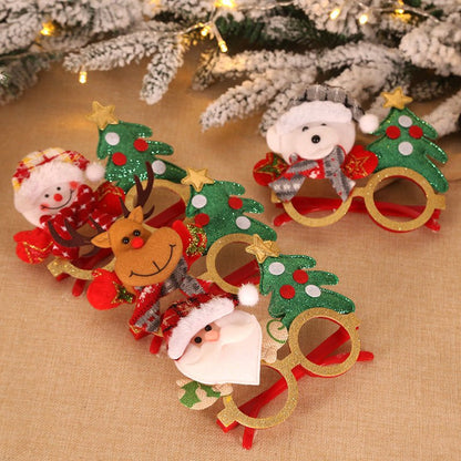 Christmas Cartoon Party Glasses - Cake Pops Parties