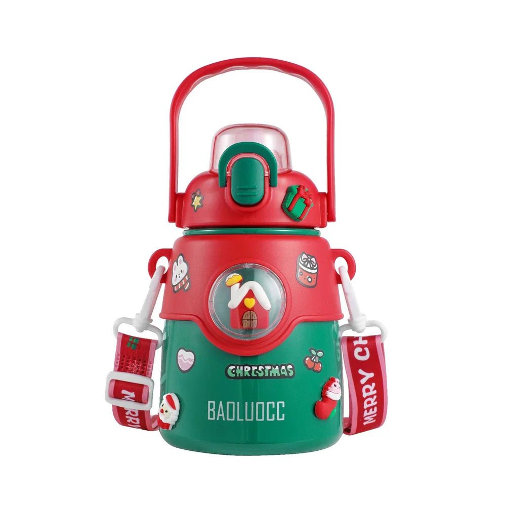 Christmas Children's Stainless Steel Thermos Cup - Cake Pops Parties